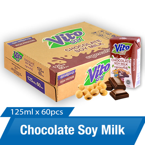 Vito Chocolate Soy Milk 125Ml* ctn (1x60pcs)