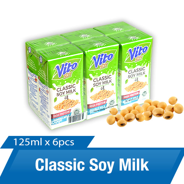 Vito Classic Soy Milk 125Ml* 6pcs