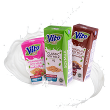 Load image into Gallery viewer, Vito Chocolate Soy Milk 125Ml* ctn (1x60pcs)
